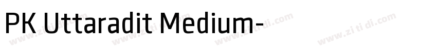 PK Uttaradit Medium字体转换
